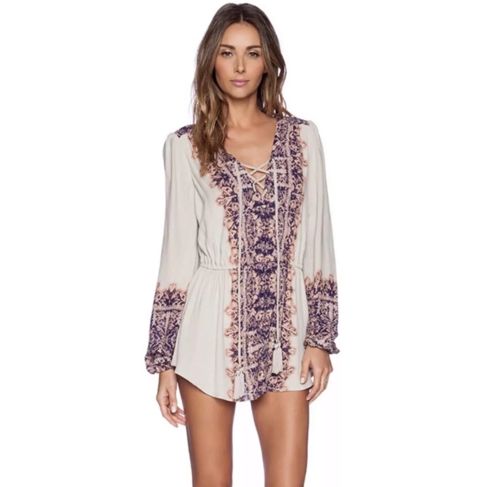 Free People wildest moments boho tunic small